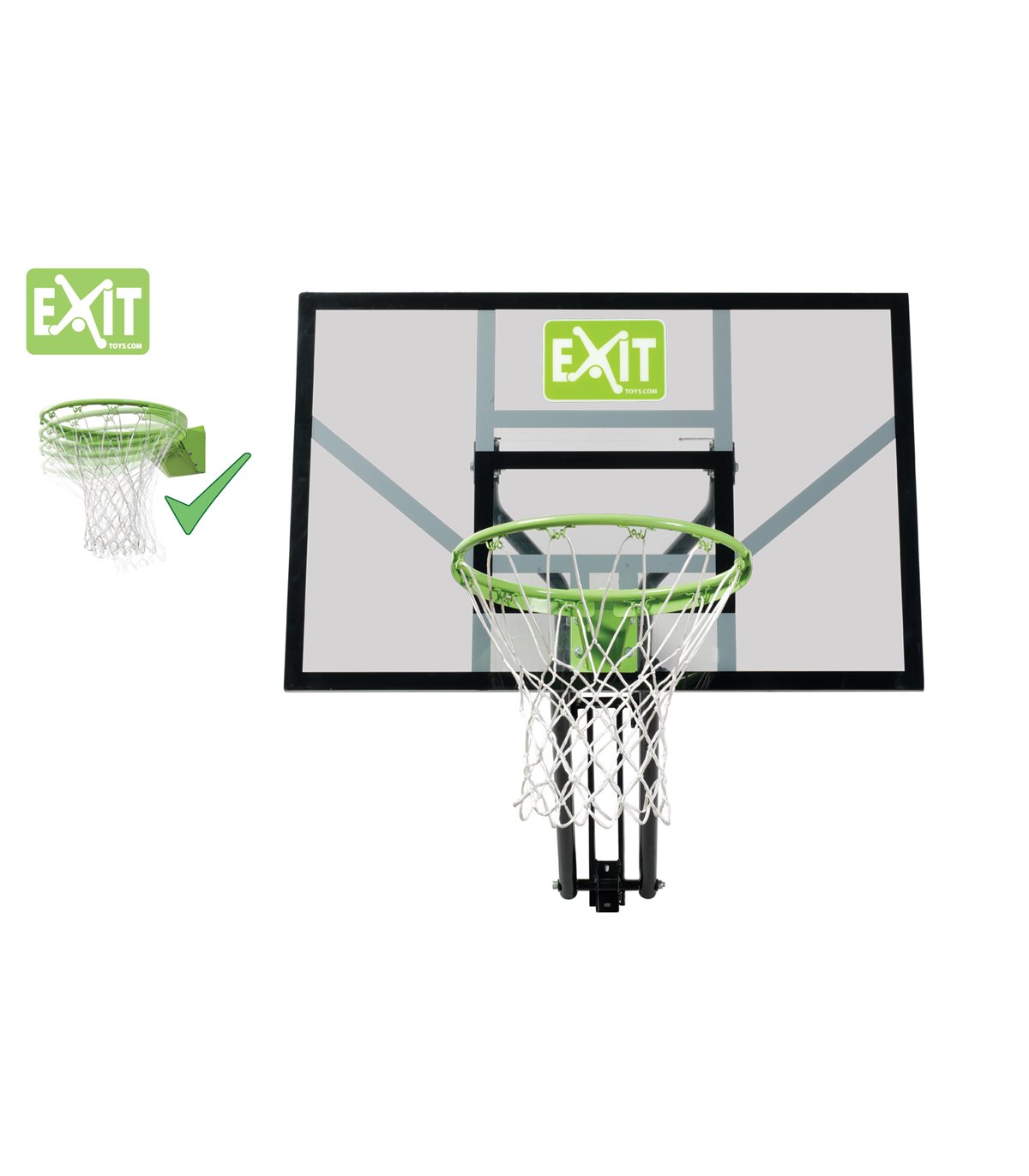 Cestino basket per montaggio a pavimento Exit Galaxy con Dunkring Black  Edition