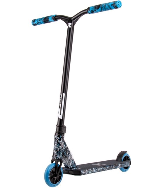 Stunt Scooter Root Type R splatter bleu blanc