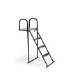 Platform trampoline Exit frame height 95-110cm black