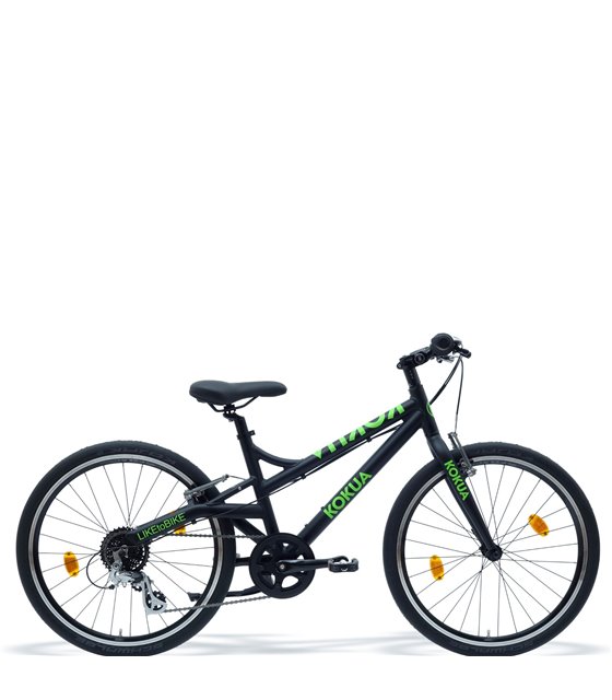 Children's Bike 24 Inch Kokua LikeaBike Kojak Black/Green